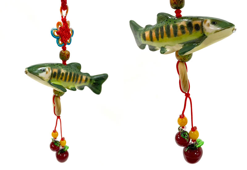 葉佳讓 平安鮭 平安歸來 掛飾 吊飾 台灣木雕 decoration